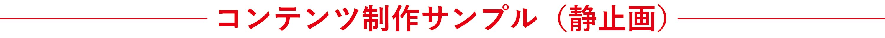 コンテンツ制作サンプル