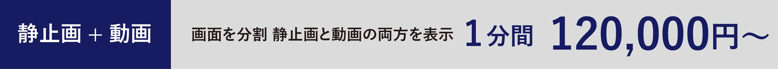 料金静止画動画